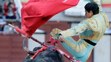 Triunfo de sangre y esfuerzo de Adame y Juan de Castilla con una dura mansada