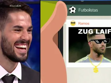Isco, en 'El Hormiguero' Isco, en 'El Hormiguero'