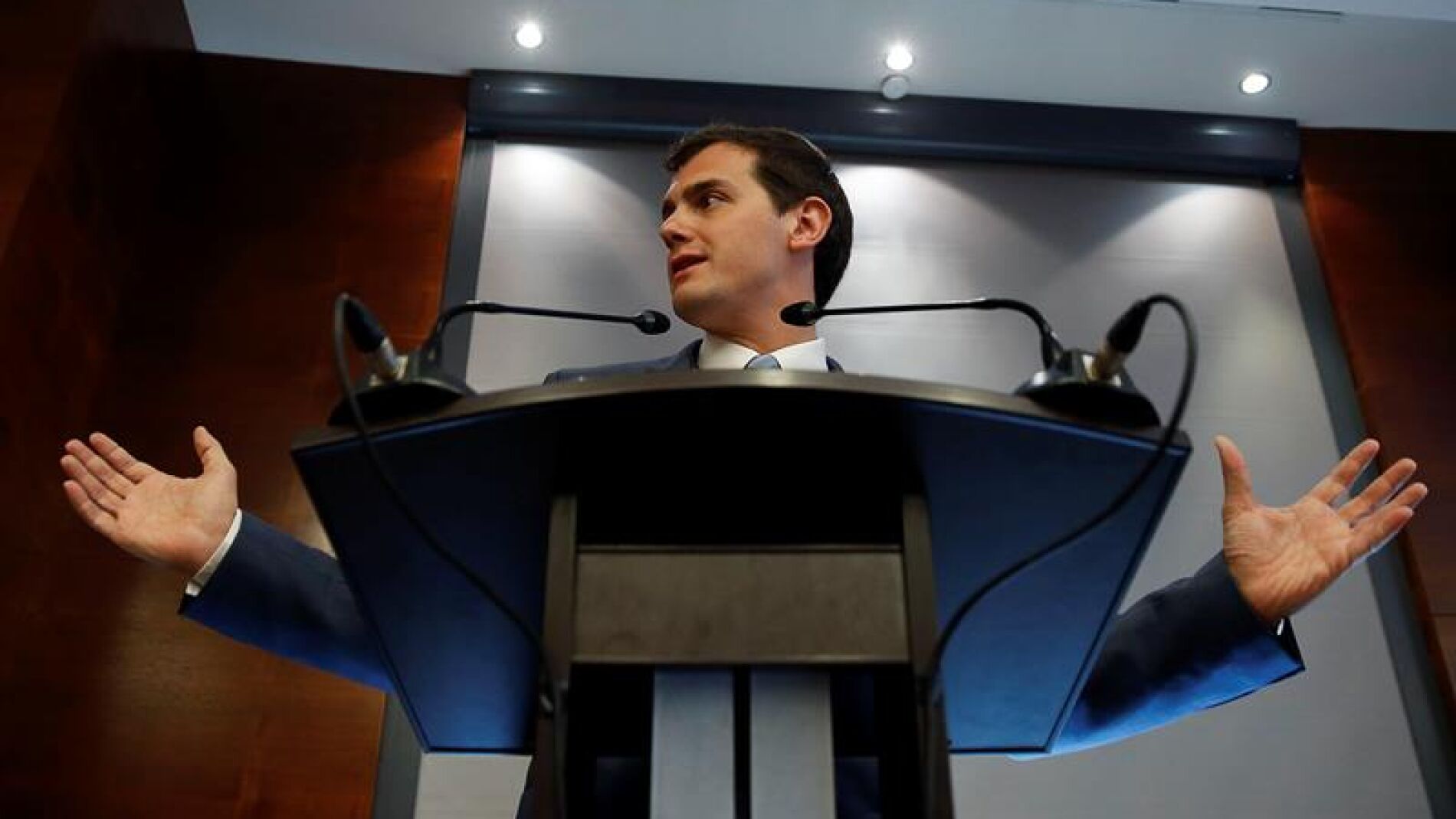 El l&iacute;der de Ciudadanos, Albert Rivera.
