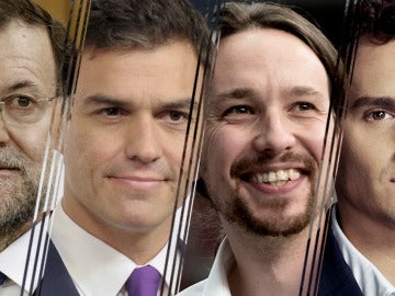 Mariano Rajoy, Pedro Sánchez, Pablo Iglesias y Albert Rivera pasarán 'Dos días y una noche' con Susanna Griso