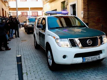 Un vehículo de la Guardia Civil Un vehículo de la Guardia Civil