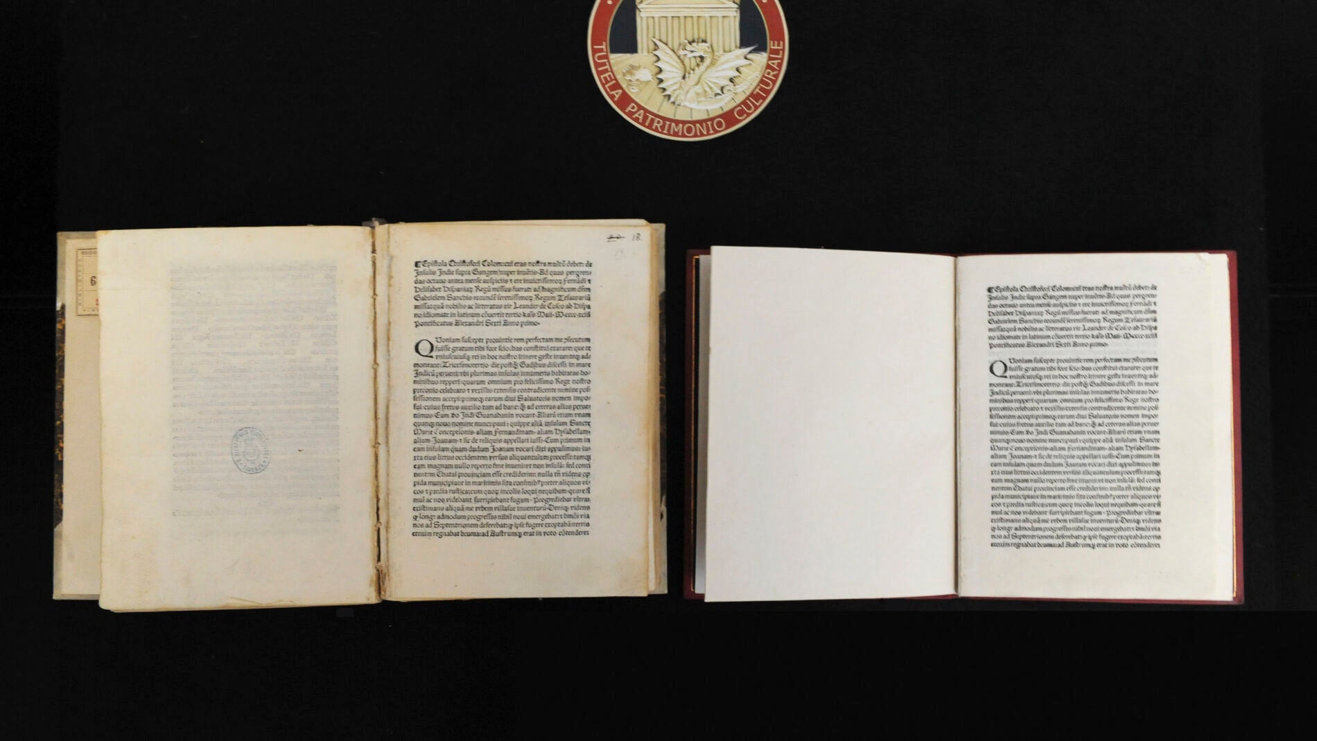 Carta escrita por Crist&oacute;bal Col&oacute;n en 1493