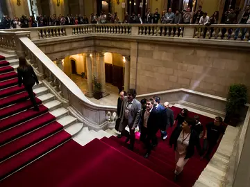 Arnaldo Otegi, a su llegada al Parlament Arnaldo Otegi, a su llegada al Parlament