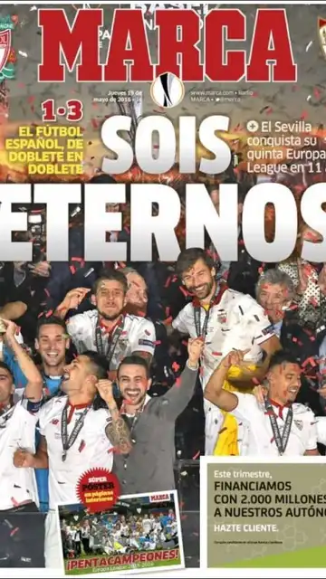 Portada del diario 'Marca' Portada del diario 'Marca'