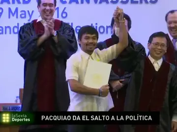 Pacquiao, senador en el Parlamento filipino Pacquiao, senador en el Parlamento filipino