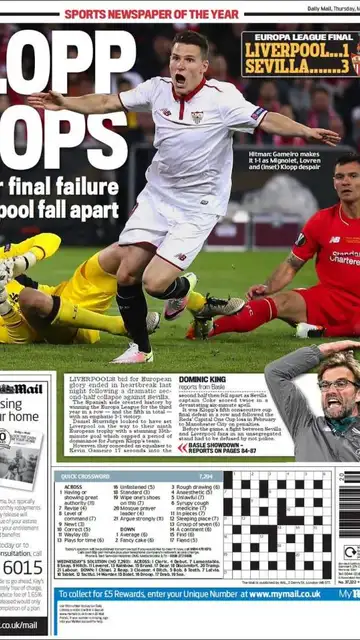 Portada de 'Daily Mail' Portada de 'Daily Mail'