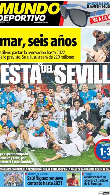 Portada de 'Mundo Deportivo' Portada de 'Mundo Deportivo'