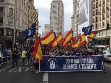 Manifestación de Hogar Social Madrid por las calles de la capital
