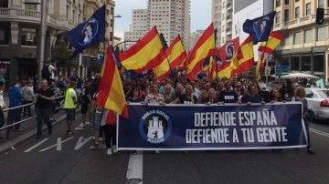 Manifestación de Hogar Social Madrid por las calles de la capital