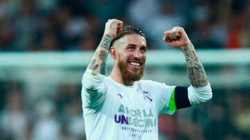 Ramos celebra una victoria