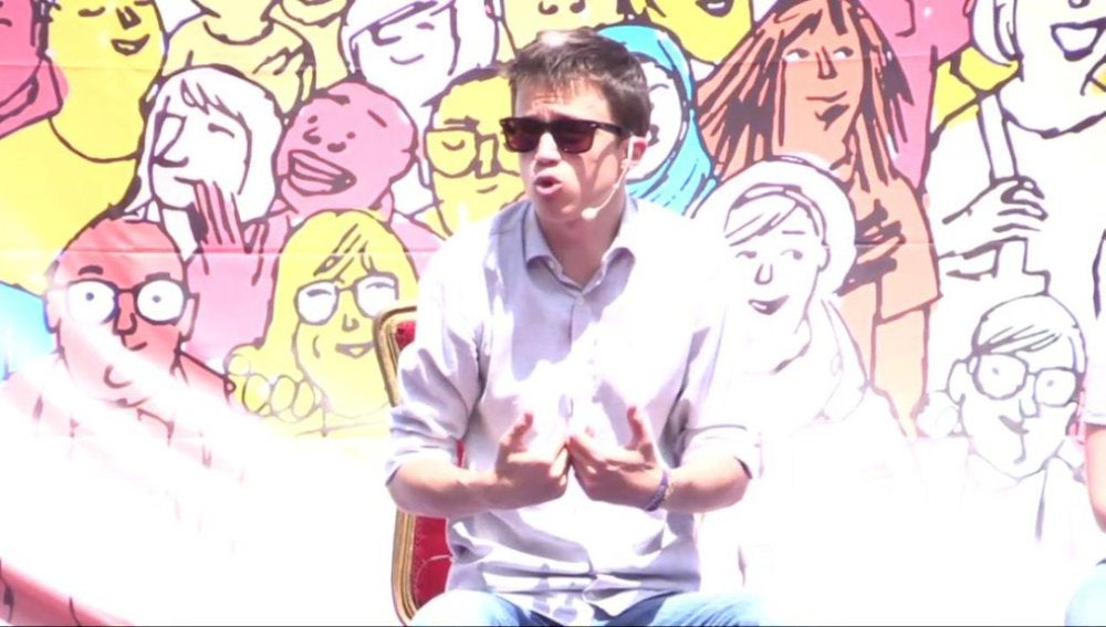Íñigo Errejón en un acto en Logroño
