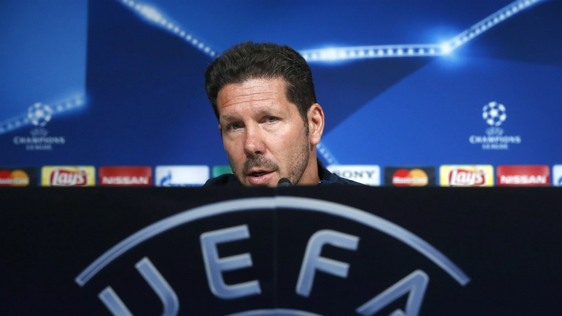 Simeone, en rueda de prensa Simeone, en rueda de prensa