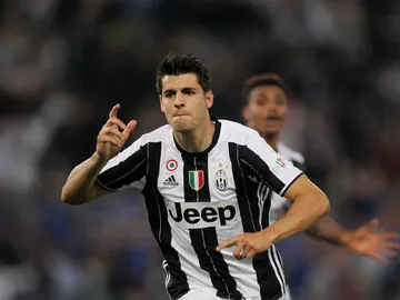 Morata celebra un gol con la Juventus Morata celebra un gol con la Juventus