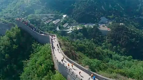 Maratón en la Gran Muralla China Maratón en la Gran Muralla China
