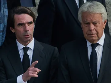 Los expresidentes del Gobierno, José María Aznar y Felipe González Los expresidentes del Gobierno, José María Aznar y Felipe González