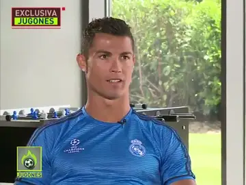 Cristiano Ronaldo, entrevistado por Pedrerol en Jugones Cristiano Ronaldo, entrevistado por Pedrerol en Jugones