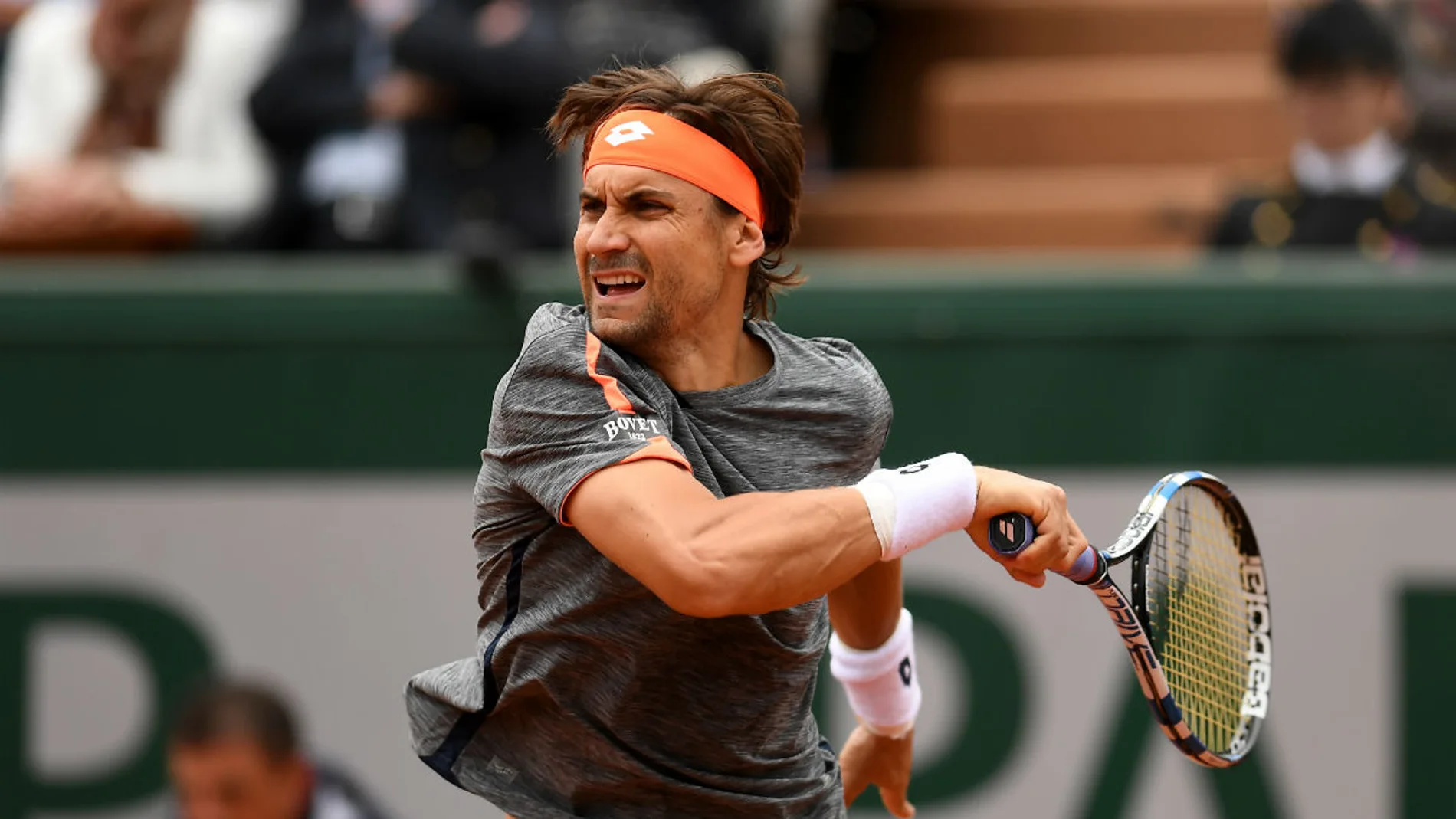 David Ferrer, en su debut en Roland Garros David Ferrer, en su debut en Roland Garros
