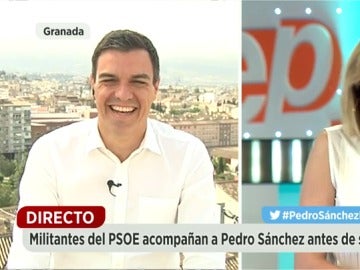 Pedro Sánchez en Espejo Público