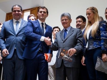 Albert Rivera, ante la Asamblea Nacional venezolana