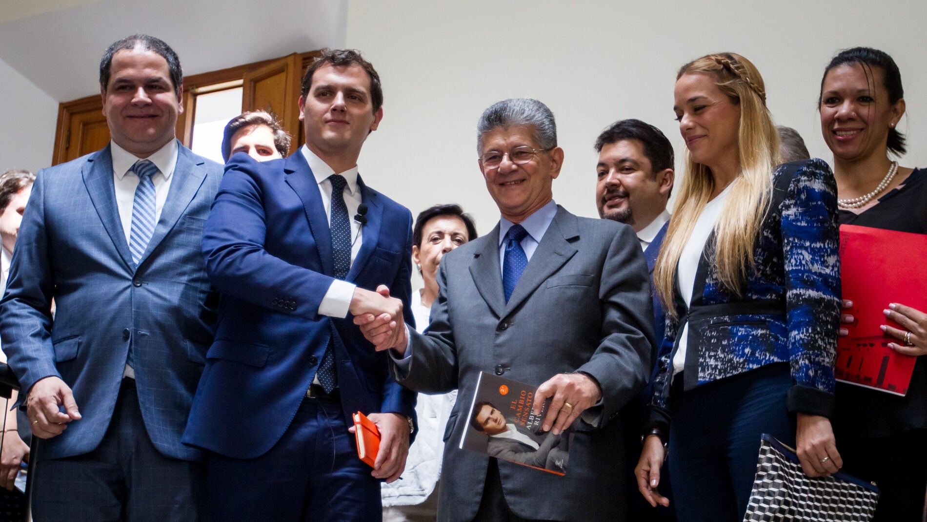 Albert Rivera, ante la Asamblea Nacional venezolana
