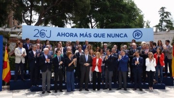 Mariano Rajoy en acto de campa&ntilde;a