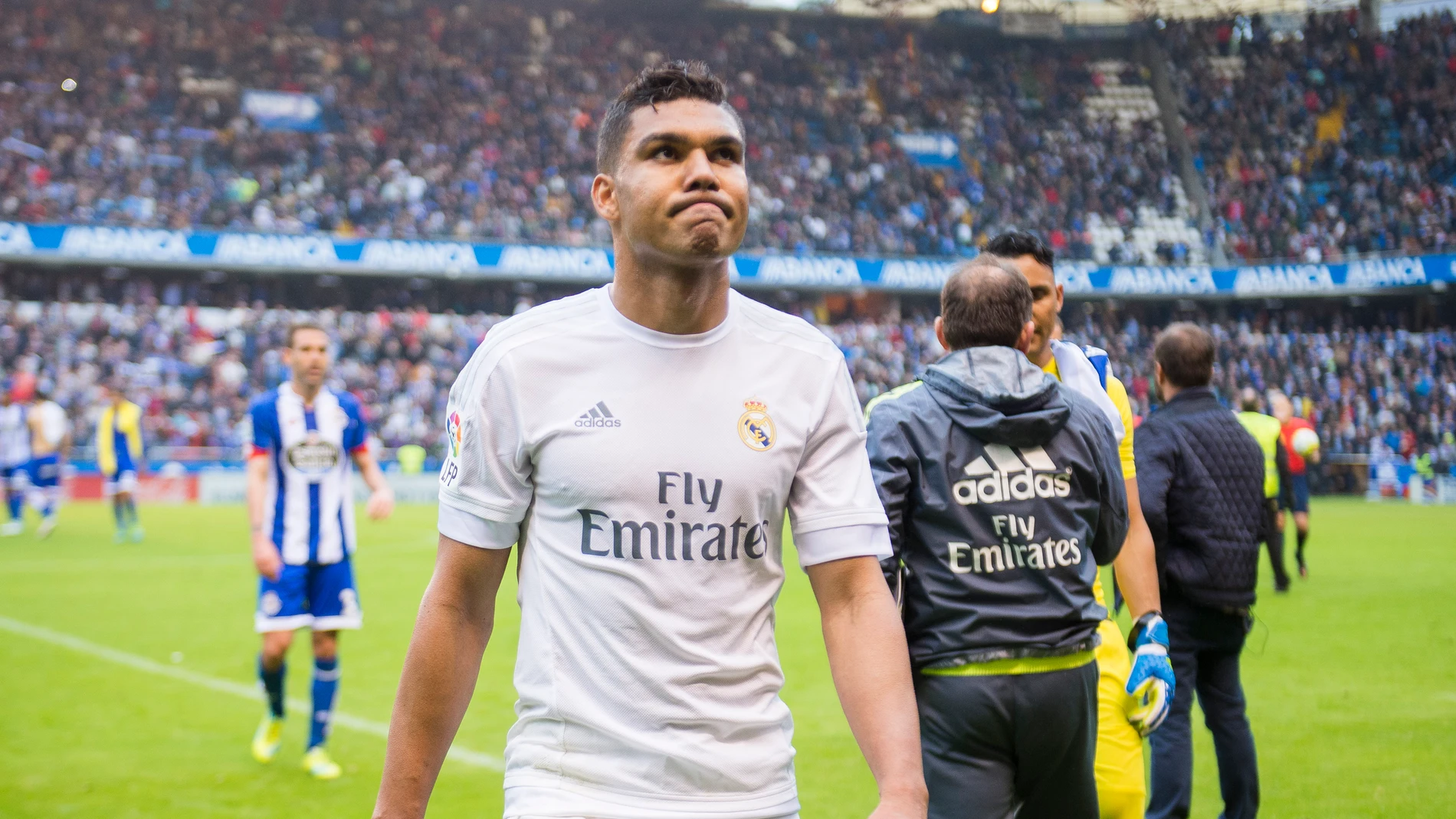 Casemiro al término de un partido con el Real Madrid Casemiro al término de un partido con el Real Madrid