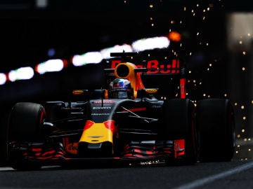 Ricciardo, en acción en Mónaco