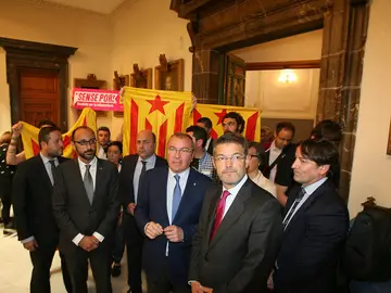 Rafael Catalá, en el Ayuntamiento de Reus Rafael Catalá, en el Ayuntamiento de Reus