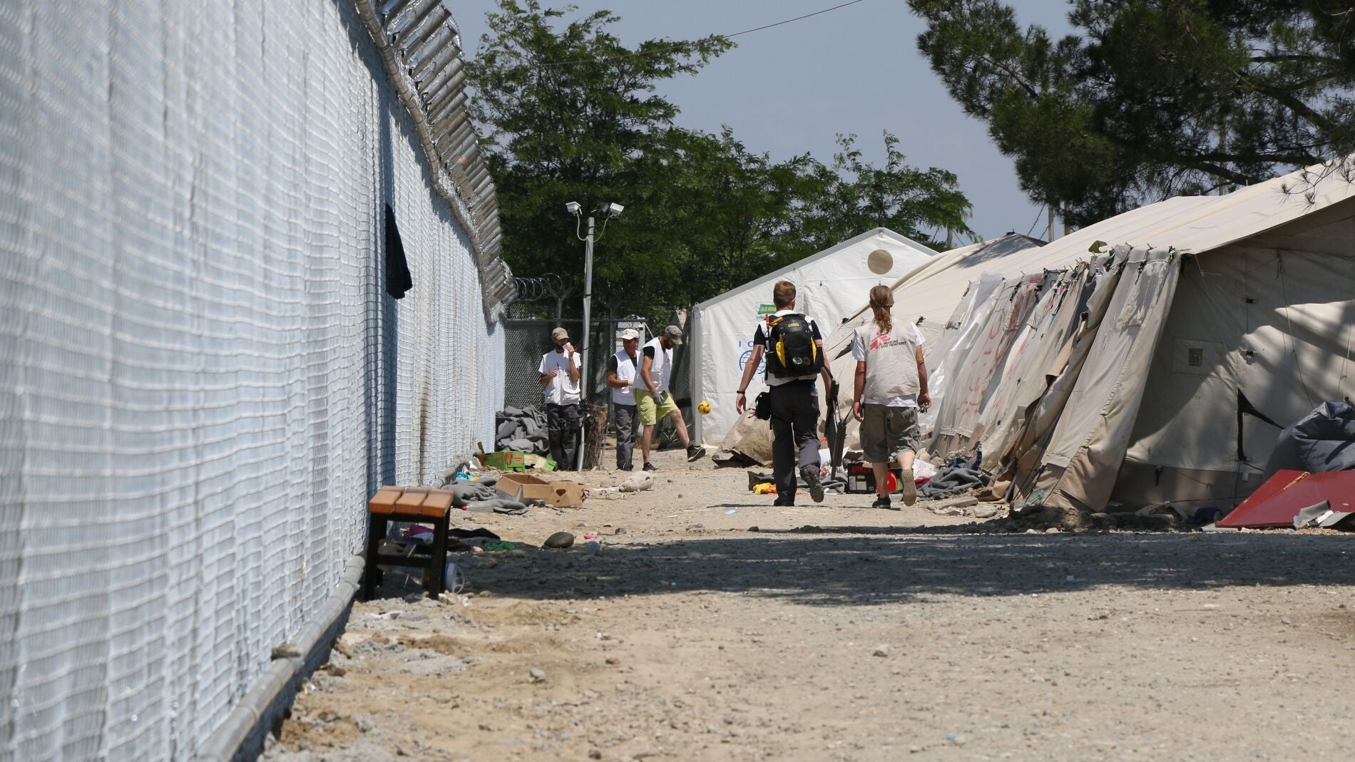 Evacuan el campamento de Idomeni