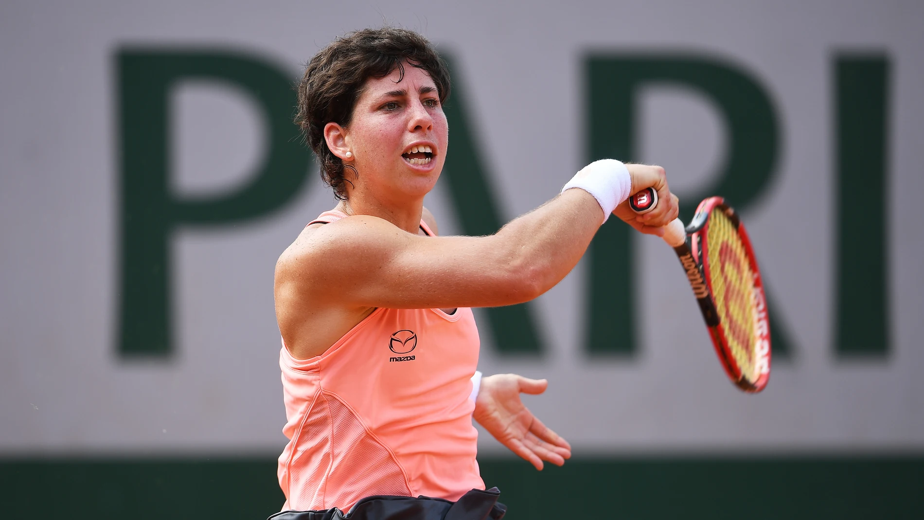Carla Suárez pasa a octavos de final en Roland Garros por tercera vez Carla Suárez pasa a octavos de final en Roland Garros por tercera vez