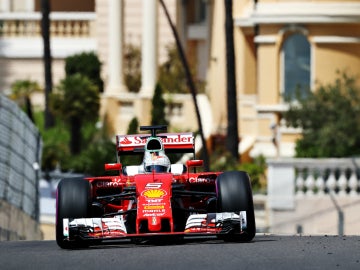 Vettel, en Mónaco