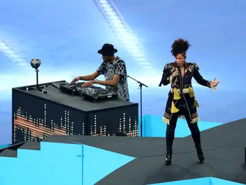 Alicia Keys abrió el show de la final de la Champions League Alicia Keys abrió el show de la final de la Champions League
