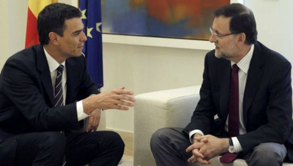 Sánchez con Rajoy