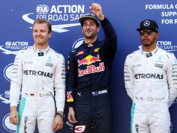 Rosberg, Ricciardo y Hamilton, los más rápidos de Q3