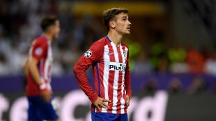 Antoine Griezmann despu&eacute;s de fallar el penal