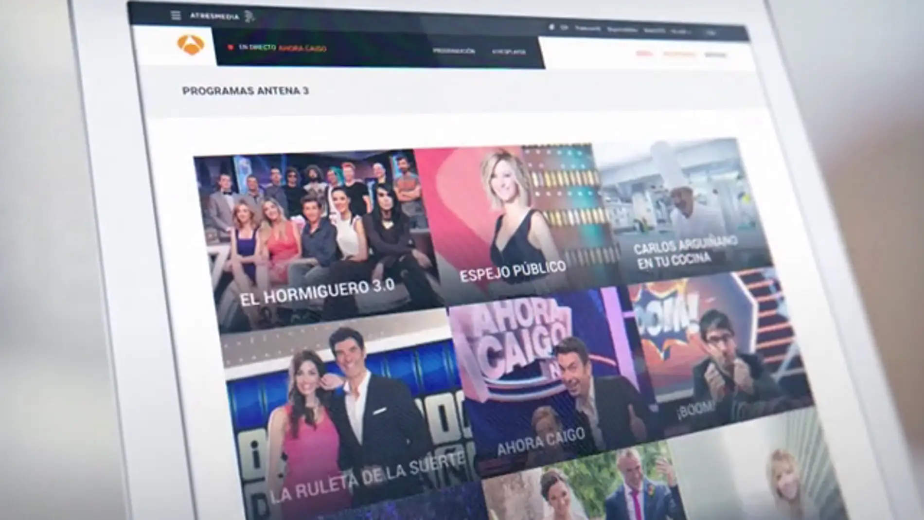 Webs de Atresmedia