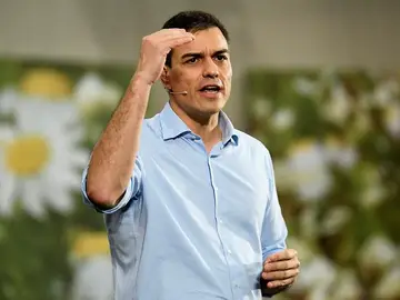 El líder socialista, Pedro Sánchez El líder socialista, Pedro Sánchez