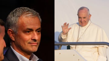 José Mourinho y el papa Francisco