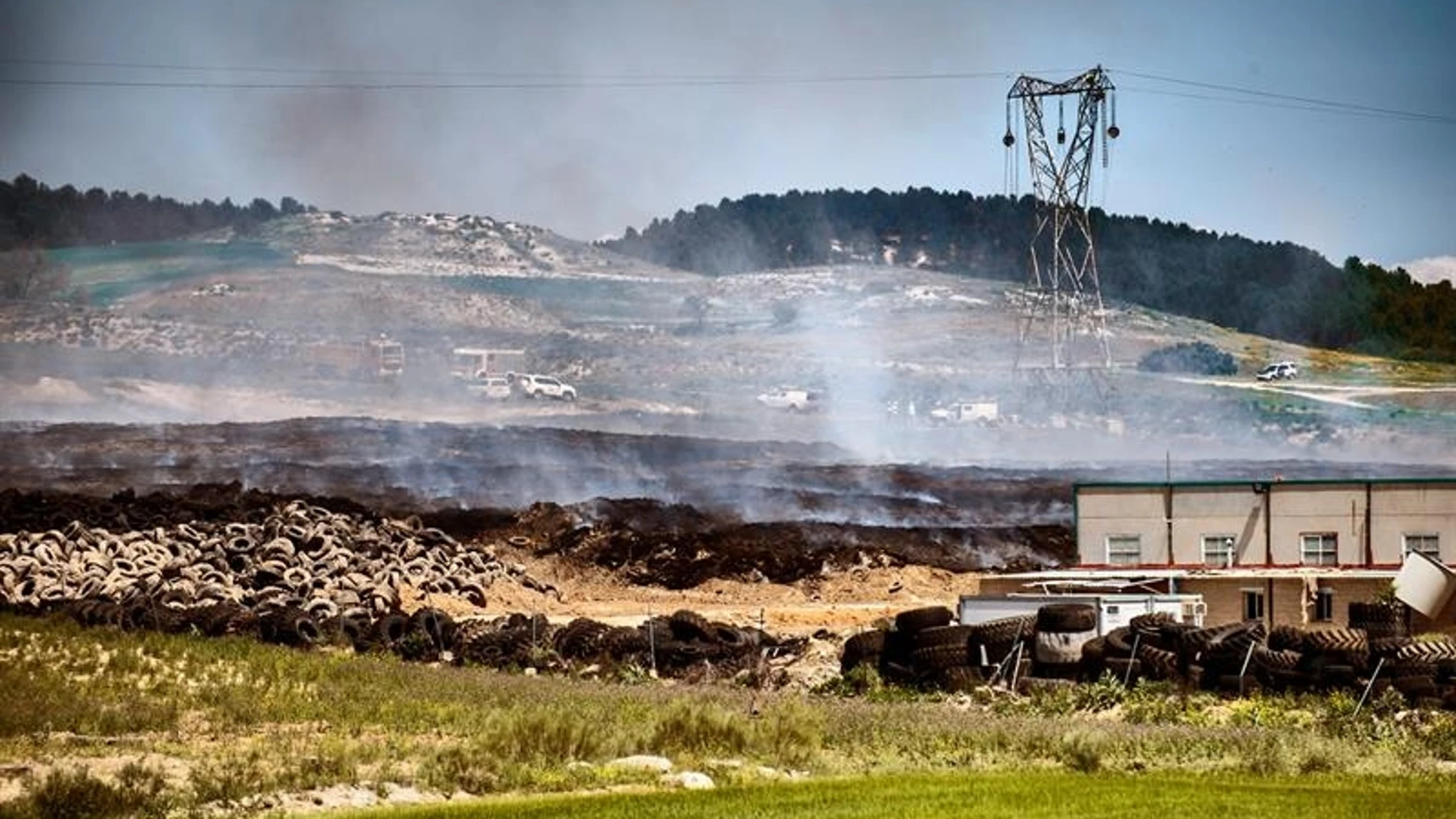 Extinguido el incendio en Seseña Extinguido el incendio en Seseña
