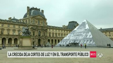  La bella panorámica de París, irreconocible tras la crecida del Sena
