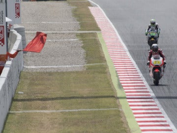 Los entrenamientos de Moto 2, suspendidos tras el accidente de Luis Salom