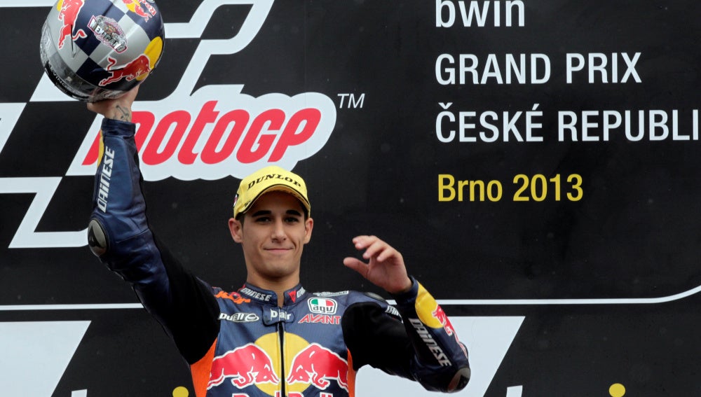 Luis Salom, durante el GP de la República Checa en 2013