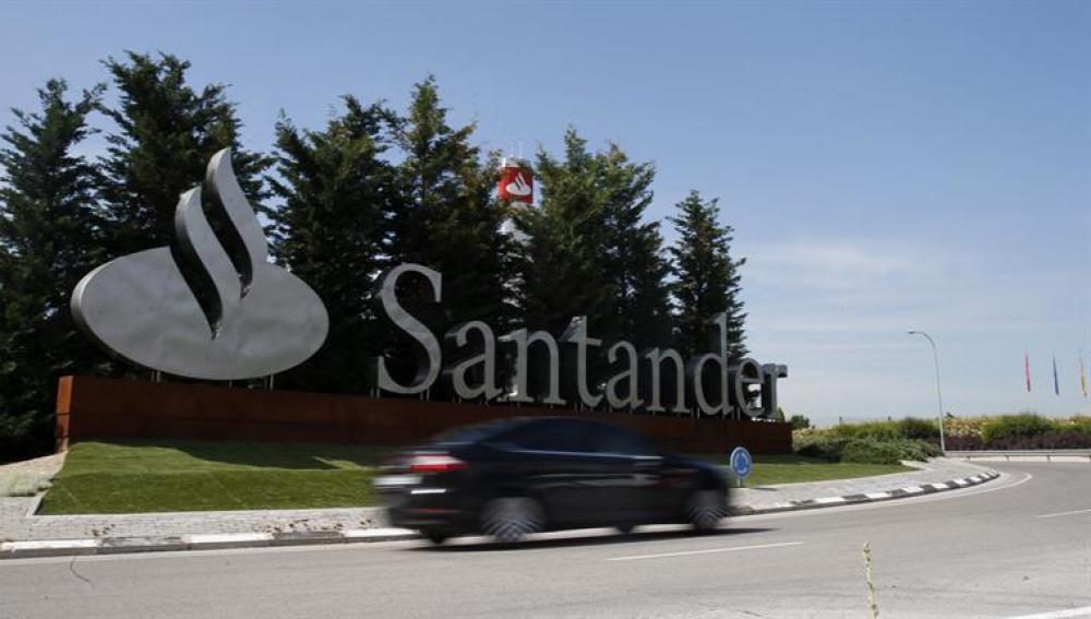 Vista de la Ciudad Financiera del Banco de Santander