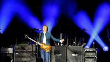 Paul McCartney, durante su concierto en Madrid