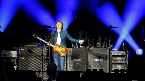 Paul McCartney en el escenario del Vicente Calder&oacute;n.