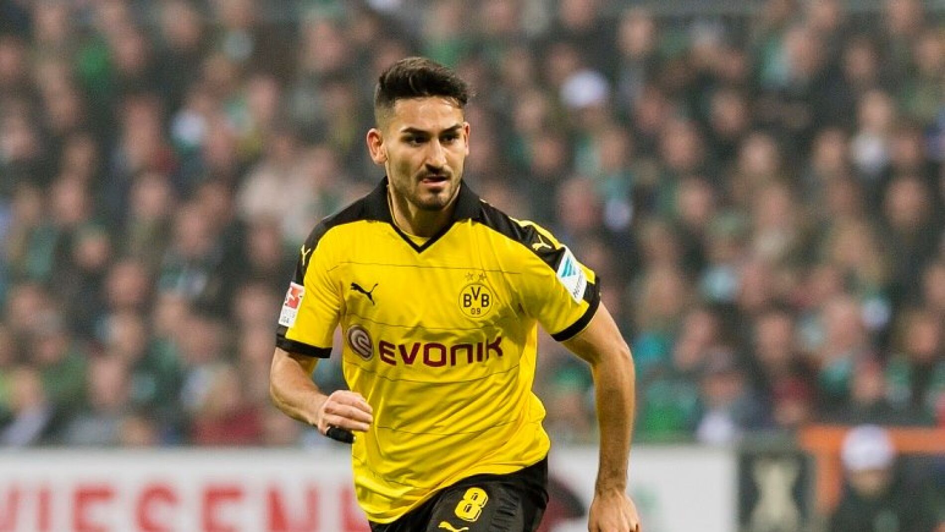 Gundogan, en un partido con el Borussia Dortmund