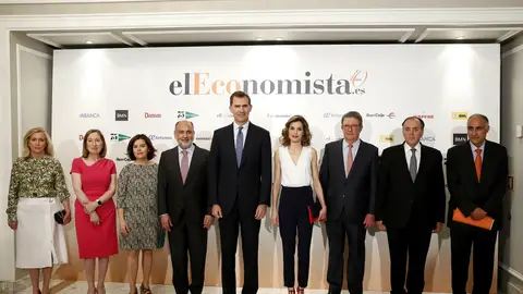 Los Reyes en la celebración del aniversario Los Reyes en la celebración del aniversario