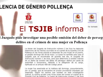 Frame 12.173592 de: La justicia investiga a la Guardia Civil de Pollensa, en Mallorca, por un posible delito de omisión del deber Frame 12.173592 de: La justicia investiga a la Guardia Civil de Pollensa, en Mallorca, por un posible delito de omisión del deber