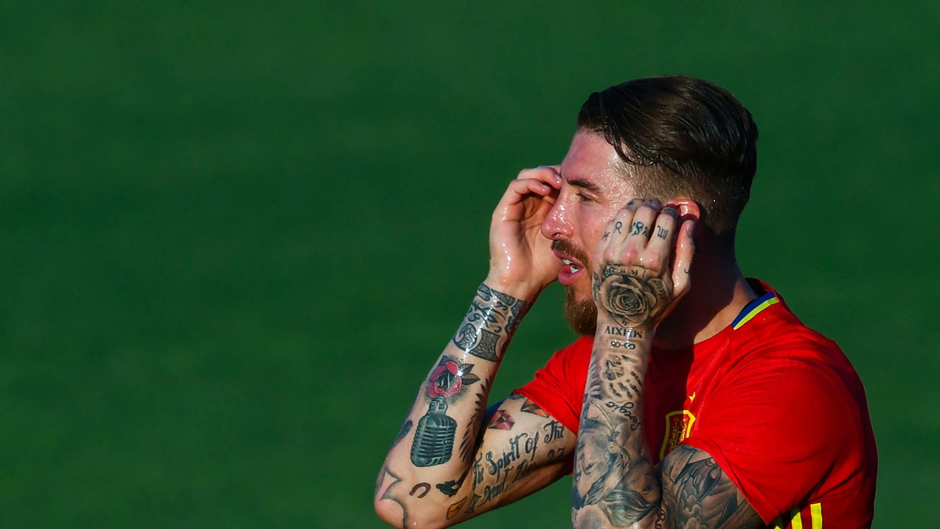 Sergio Ramos con la Selección de España Sergio Ramos con la Selección de España