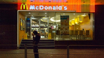 Un restaurante McDonald' s en Hong Kong.
